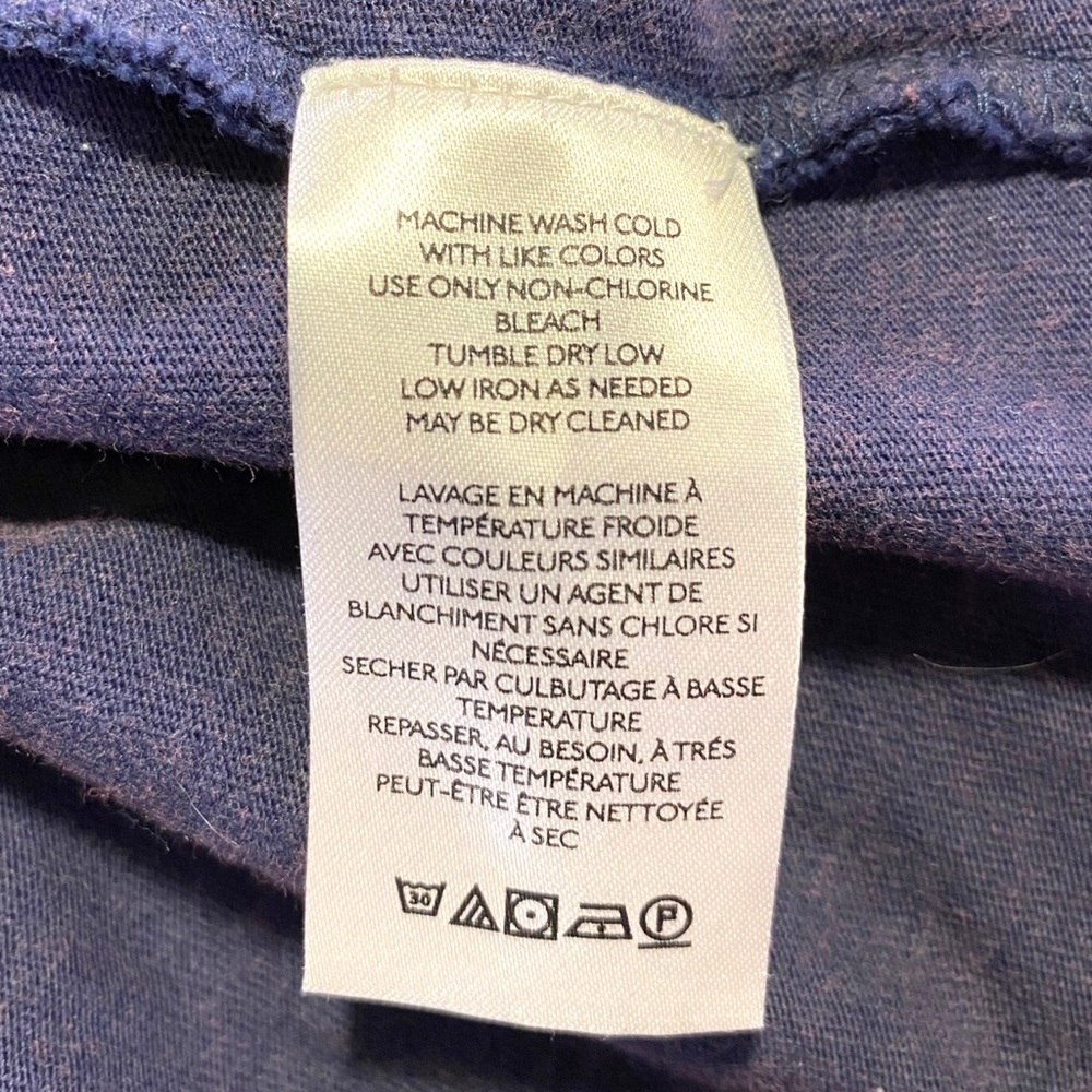 SOLD Free People We The Free Marley Cardigan Tee Top Purple Multi Size Large - Picture 9 of 13